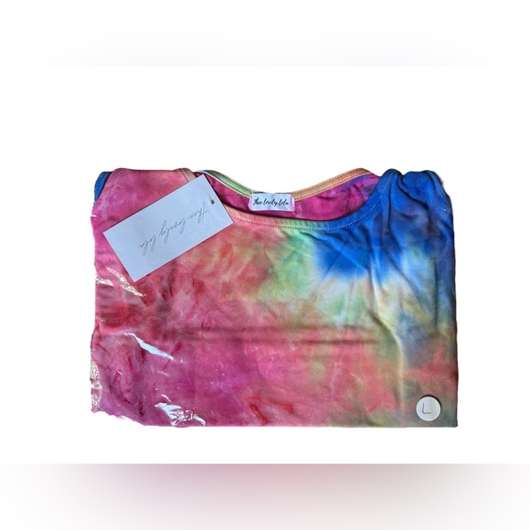 Last Chance| NWT Tie Dye Crop Top | Soft, Stretchy & Trendy Fit - Picture 4 of 6